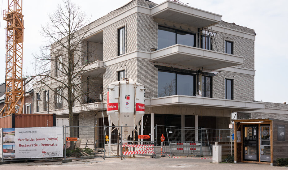 Bouw nieuwe winkel in Bocholt