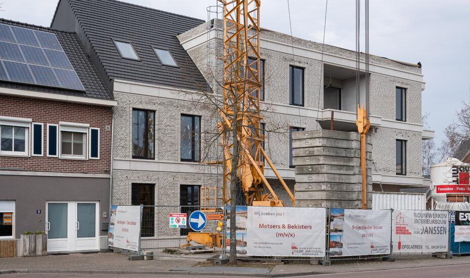 Bouw nieuwe winkel in Bocholt