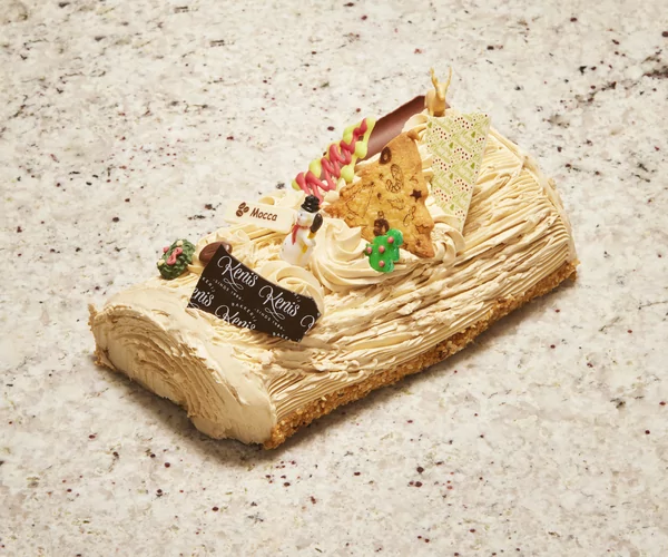 Kerststronk MOKKA crème au beurre 4p