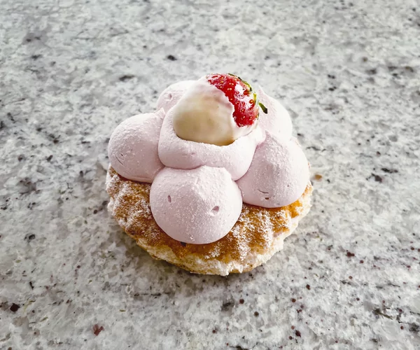 Chantilly klein aardbei (1p)