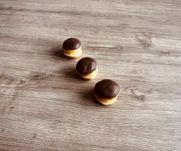 Mini oliebol chocolade